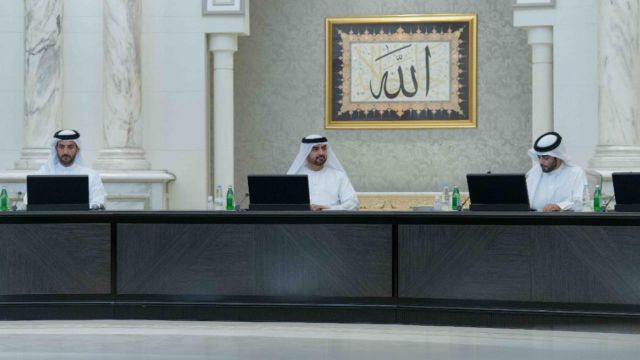 عبد الله بن سالم القاسمي يترأس اجتماع المجلس التنفيذي