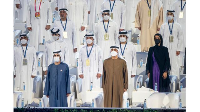 محمد بن راشد ومحمد بن زايد يشهدان افتتاح "إكسبو 2020 دبي" إيذاناً بانطلاق أعمال دورته التاريخية