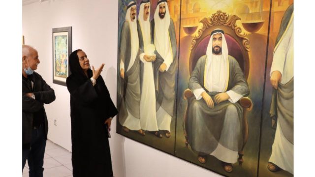 جمعية الفنون التشكيلية تفتتح "معرض في حب سلطان"