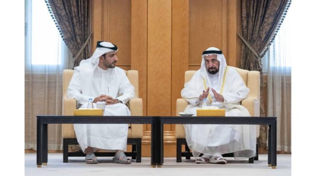 سلطان القاسمي يلتقي رئيس وأعضاء مجلس أمناء جامعة الشارقة