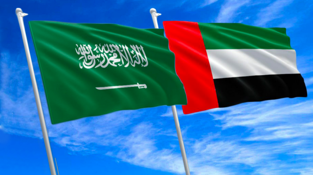 بيان مشترك : الإمارات والسعودية تؤكدان سعيهما إلى تعزيز التعاون الإستراتيجي وتنسيق مواقفهما بشأن القضايا الإقليمية والدولية