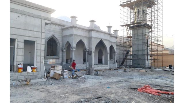 إنجاز 70 بالمائة من أعمال بناء مسجد الغوب في دبا الفجيرة