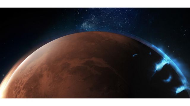 "مسبار الأمل" يلتقط أول صور من نوعها لظاهرة الشفق المريخي