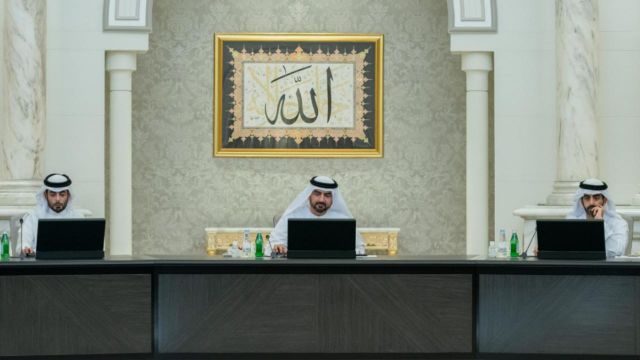 عبد الله بن سالم القاسمي يترأس اجتماع المجلس التنفيذي