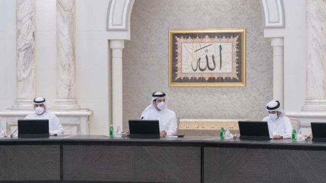 سلطان بن أحمد القاسمي يترأس اجتماع المجلس التنفيذي